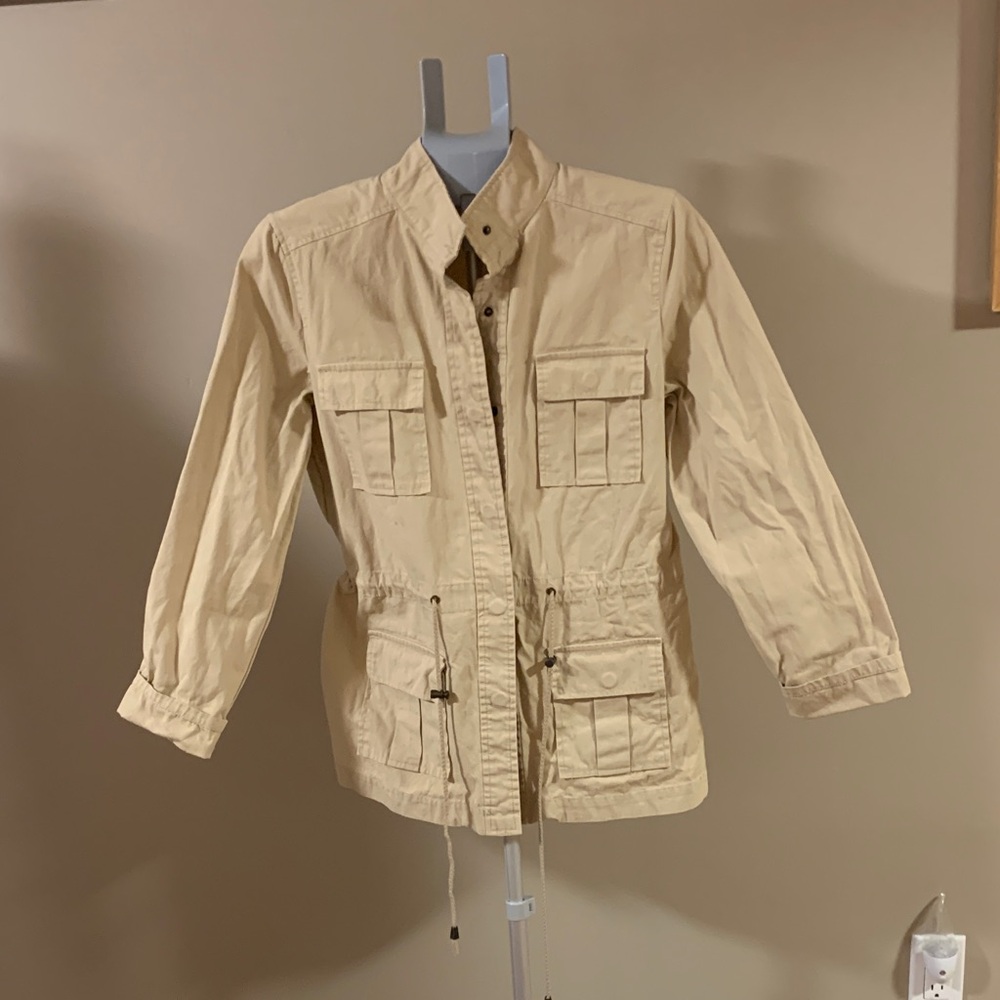 Signature Collection Women's Tan Safari Jacket Size Medium